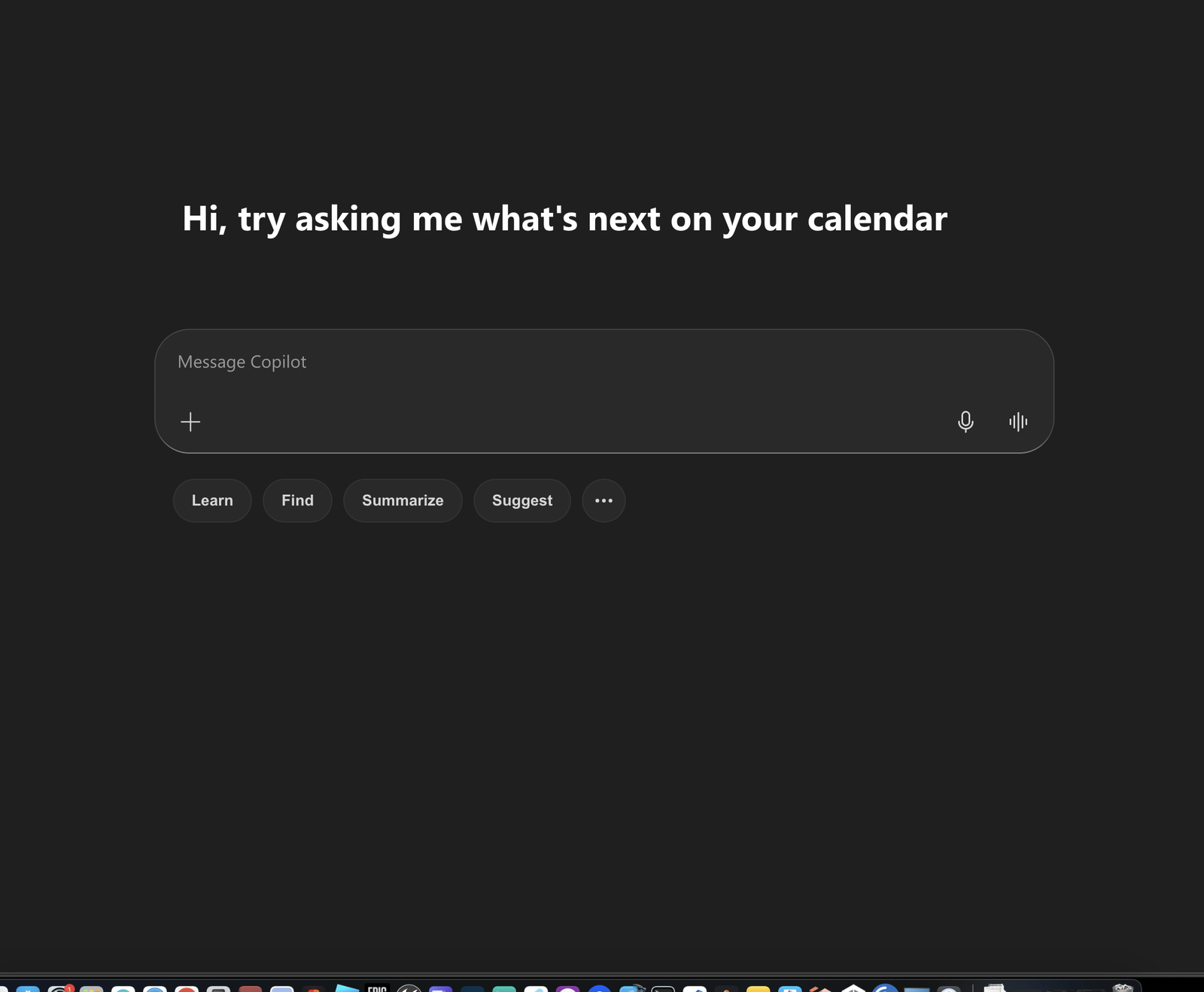 Microsoft Copilot landing page screenshot